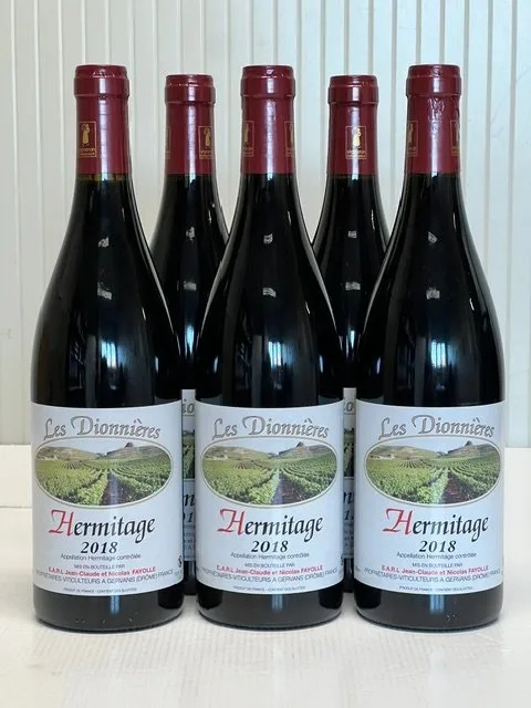 2018 Domaine Fayolle, "Les Dionnières" - Hermitage - 6 Bottles (0.75L)