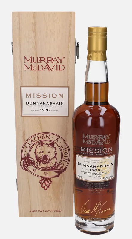 Bunnahabhain – 1976 32 Year Old Murray McDavid Mission