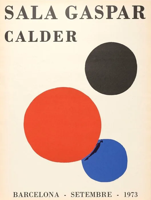 Alexander Calder, (after) - Sala Gaspar ORIGINAL LITHOGRAPHIC PRINT 1973