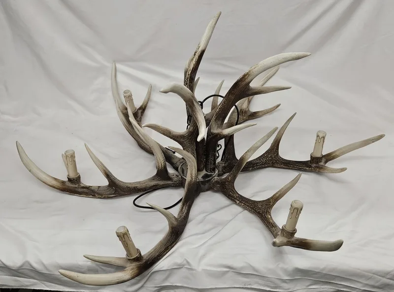 Antler Shaped Chandelier approx. 110cm W x 50cm H