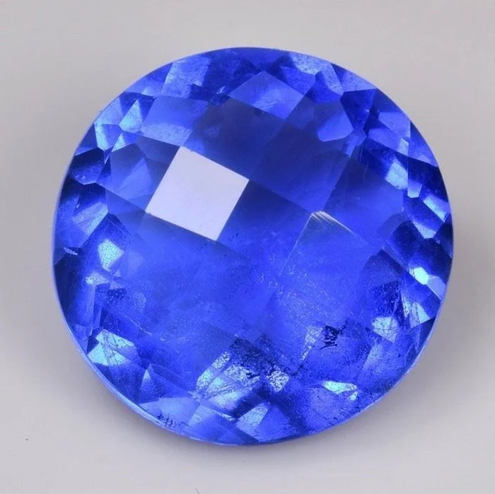 1 pcs Blue, Violet Fluorite - 23.40 ct - International Colored Gemstone Association (ICA GemLab) - Natural fluorite