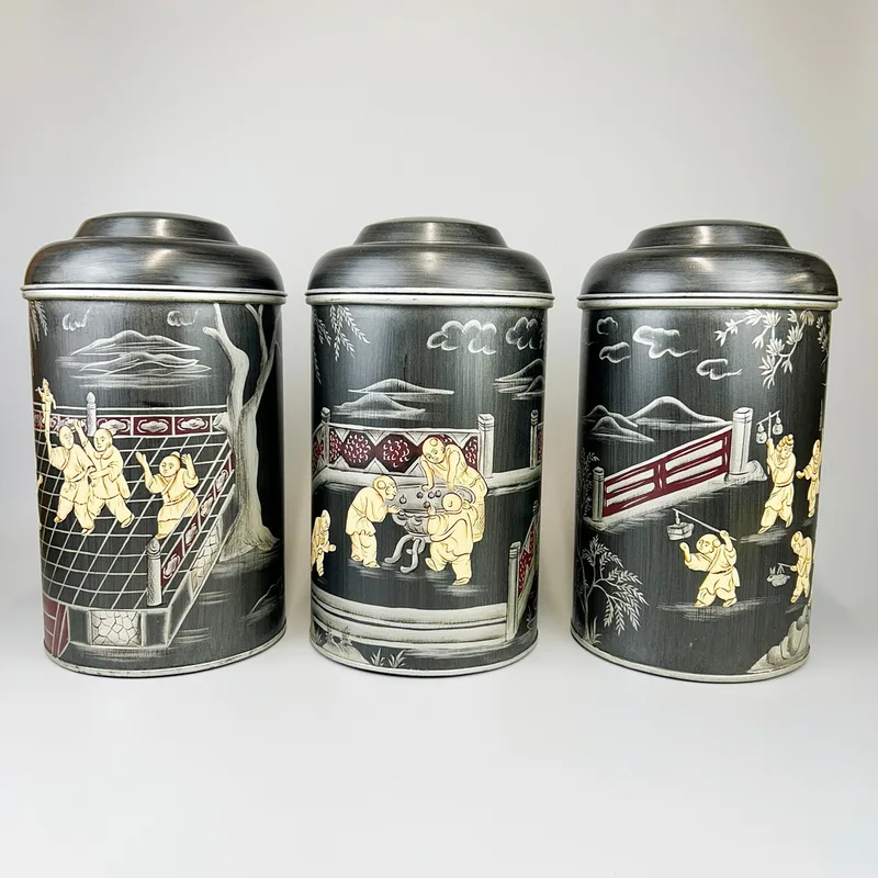 Toleware Tea Caddies
