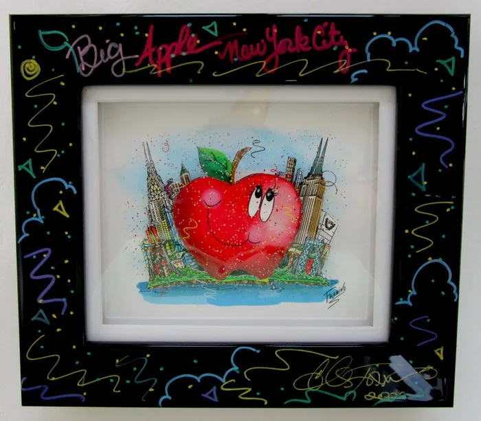 Charles Fazzino (1955) - 3D Mini Apple