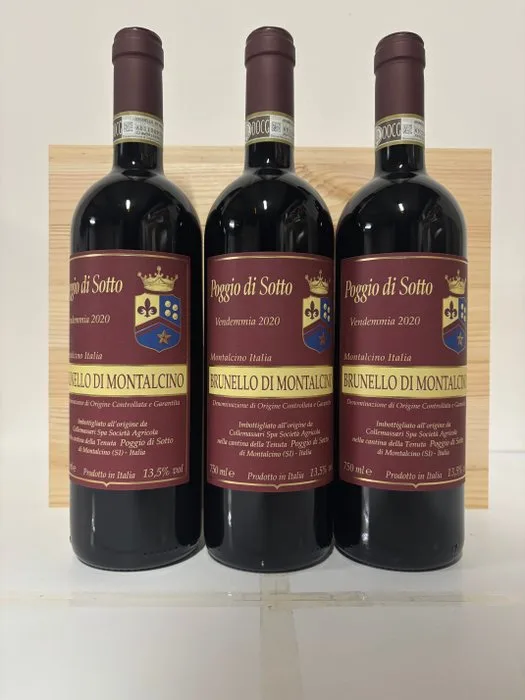 2020 Poggio di Sotto - Brunello di Montalcino DOCG - 3 Bottles (0.75L)