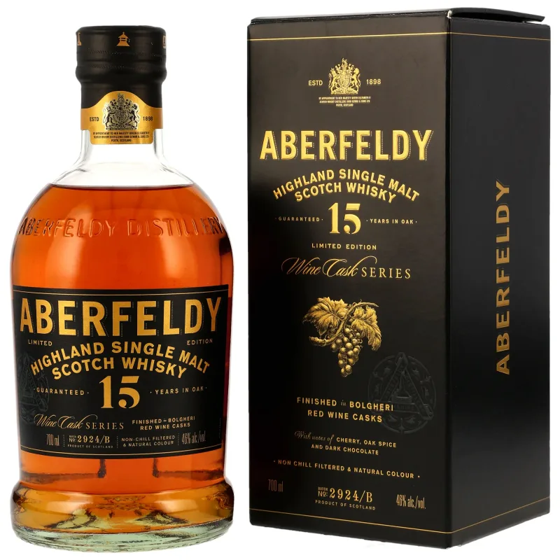 Aberfeldy – 15 Year Old Bolgheri Wine Casks Finish