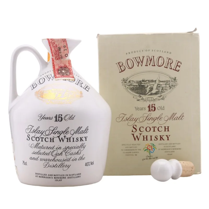 Bowmore – 15 Year Old Glasgow Garden Festival '88 - Ceramic Decanter