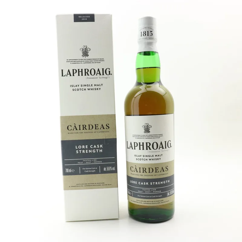 Laphroaig – Cairdeas Lore Cask Strength 2025 Release (70cl, 59.6%)
