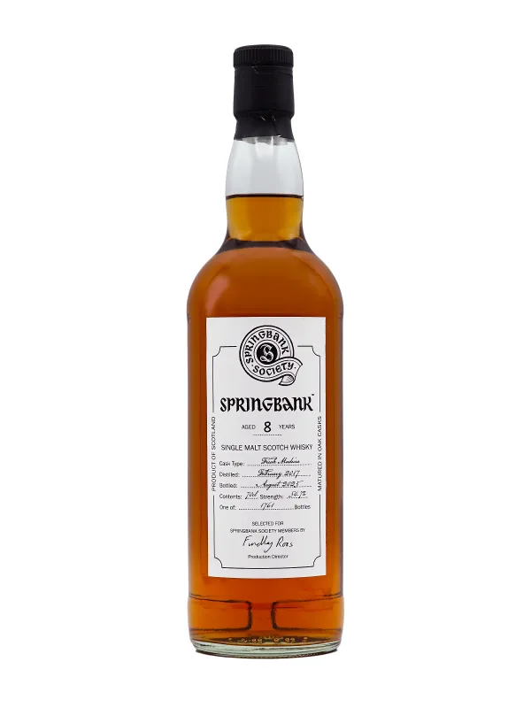 Springbank – 8 Year Old Fresh Madeira Cask Society Bottling (70cl, 54.7%)