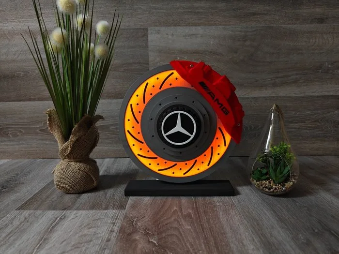 UNIQUE AMG Mercedes Brake Disc LED Lamp - Mercedes-Benz