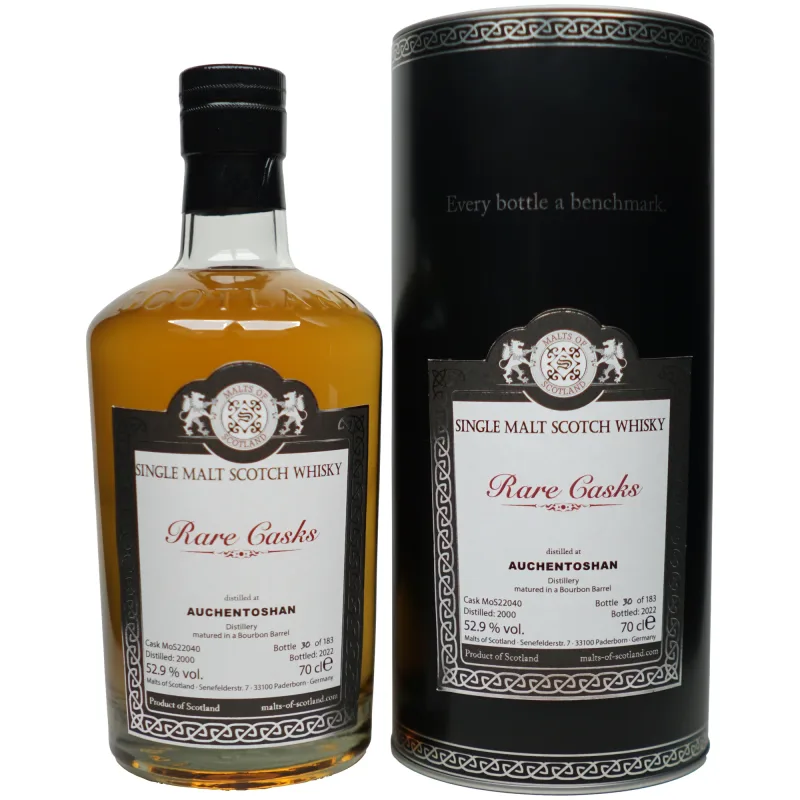 Auchentoshan 21 Year Old 2000/2022 - Malts of Scotland Rare Casks