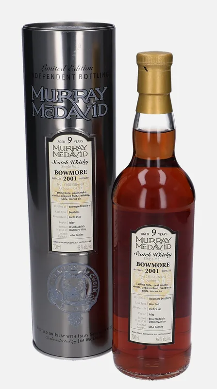 Bowmore – 2001 9 Year Old Murray McDavid