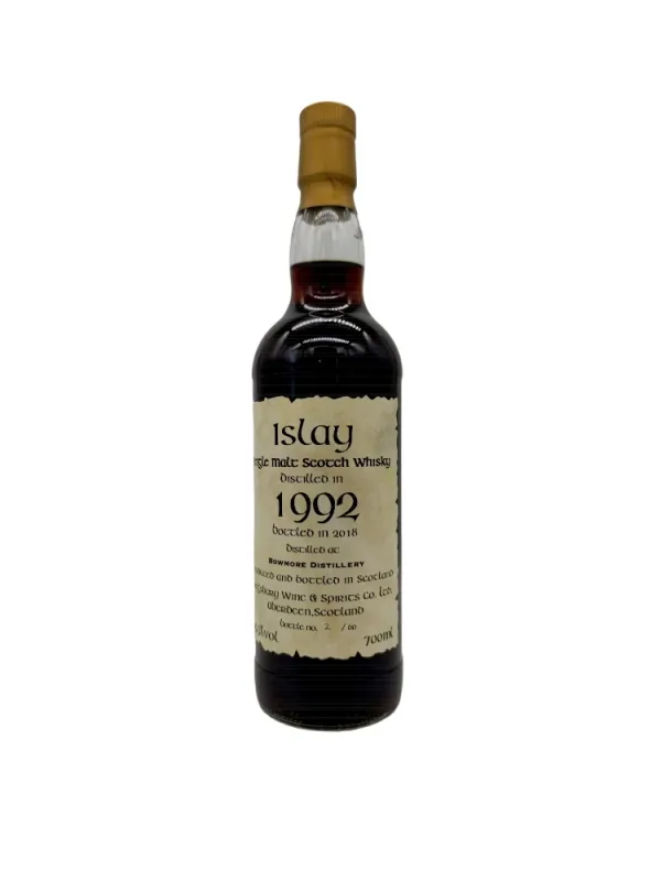 Bowmore – 1992 25 Year Old Cask 1086 Kingsbury (70cl, 45.3%)