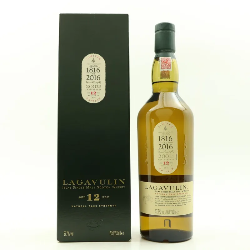 Lagavulin – 12 Year Old 200th Anniversary 2016 Release (70cl, 57.7%)