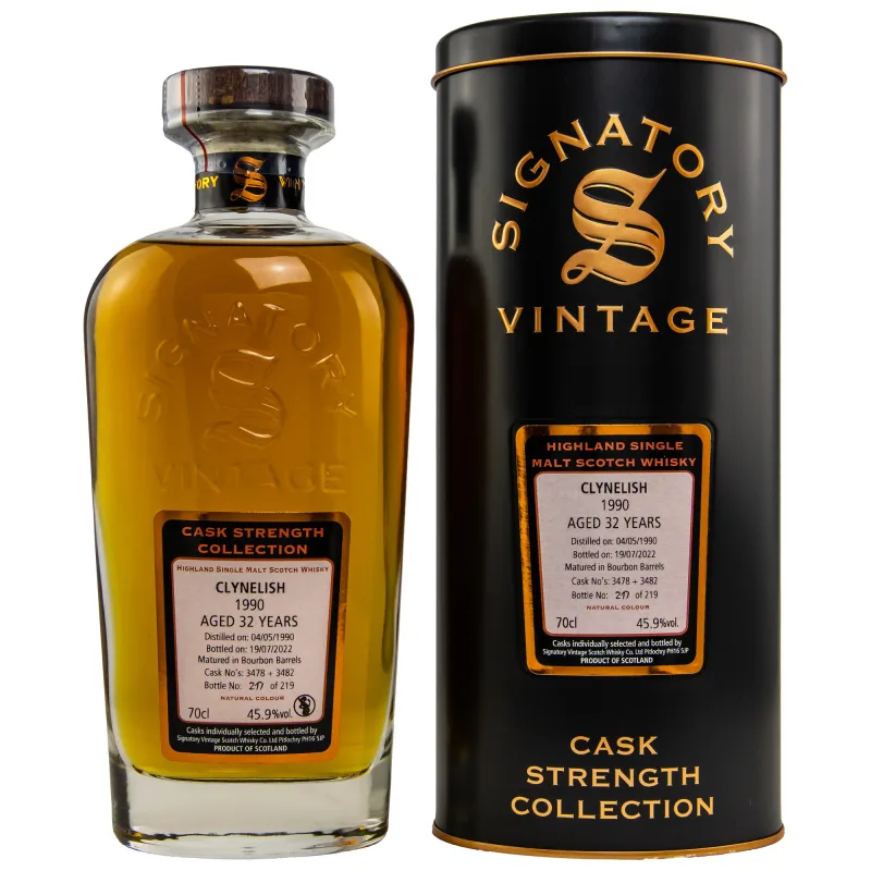 Clynelish – 1990/2022 Signatory Cask Strength #3478 + #3482