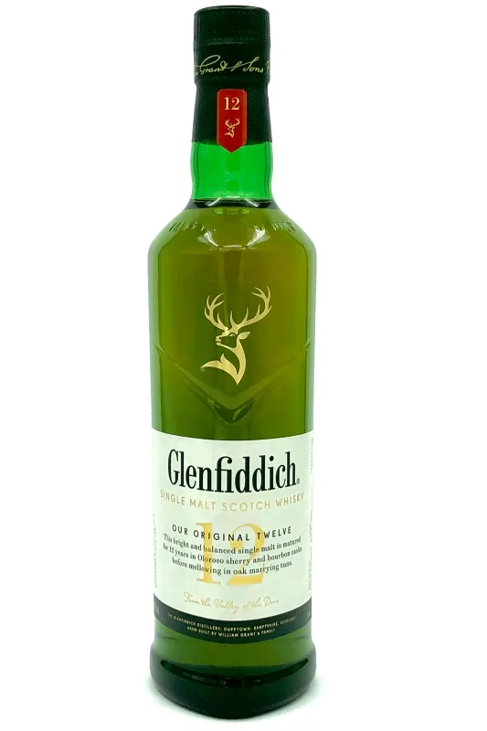 Glenfiddich – 12 Year Old Single Malt Scotch Whisky