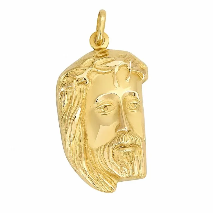 Pendant - 18 kt. Yellow gold - Made in Italy - Handmade