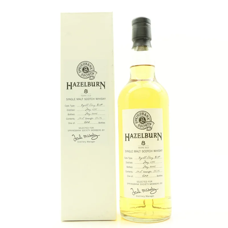 Hazelburn – 1998 8 Year Old Society Bottling (70cl, 58.7%)