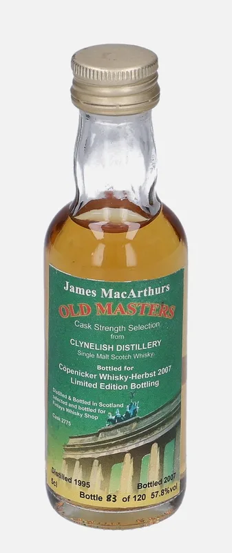 Clynelish – 1995 James MacArthur Old Master´s Cask Strength Selection