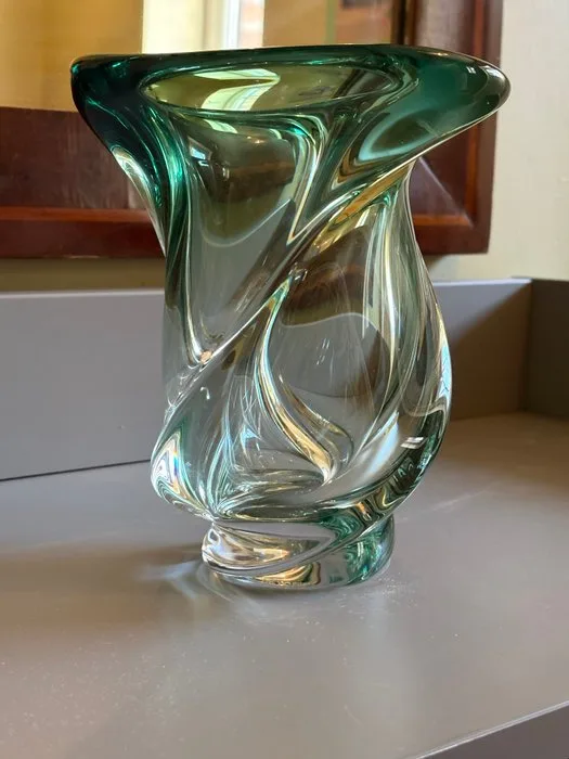 Val Saint Lambert - René Delvenne - Vase - So - Crystal - René Delvenne (attributed)