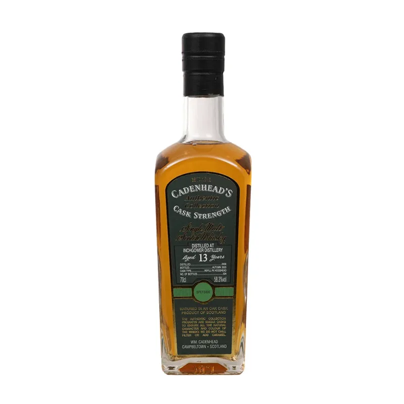 Inchgower – 2009 13 Year Old Pedro Ximenez Cask Strength Cadenhead's Authentic Collection