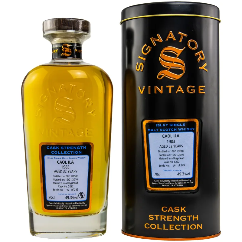 Caol Ila 32 Year Old 1983/2016 - Signatory Vintage - Single Cask #5292 (49.3%)