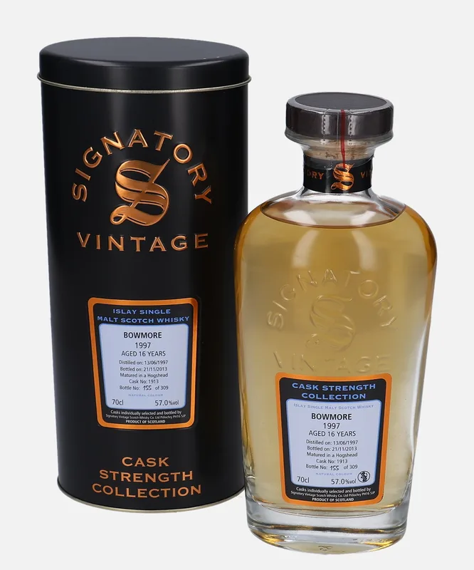 Bowmore – 1997 16 Year Old Signatory Vintage Scotch Whisky Co. Cask Strength Collection