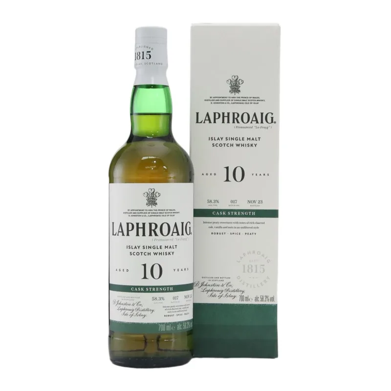 Laphroaig – 10 Year Old Original Cask Strength Batch No.017 (70cl, 58.30%)