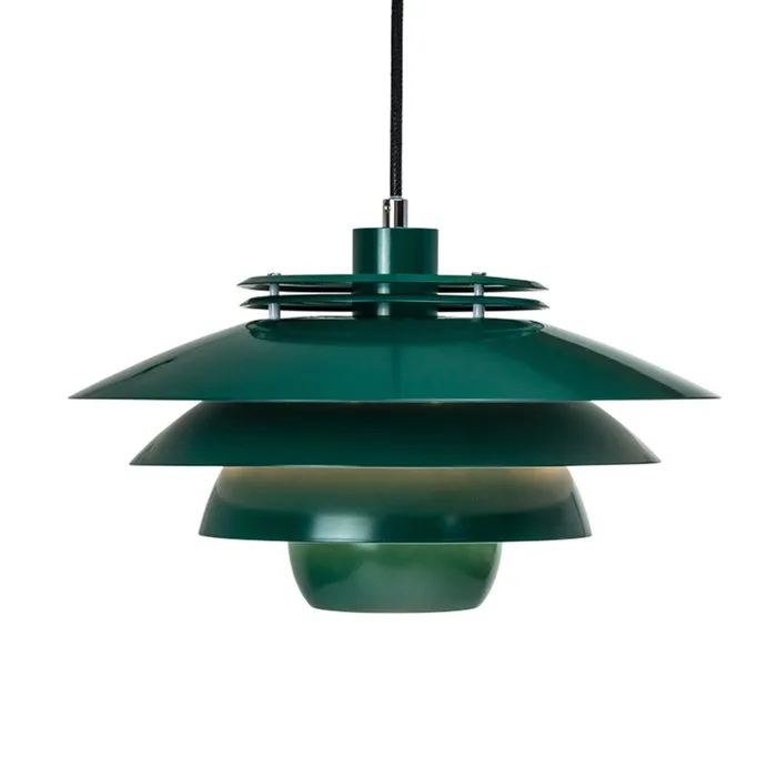 Dyberg Larsen - Thomas Dyberg Larsen - Hanging lamp - EJKA Ø38 Pendant - Dark Green - Metal - Nordic Style