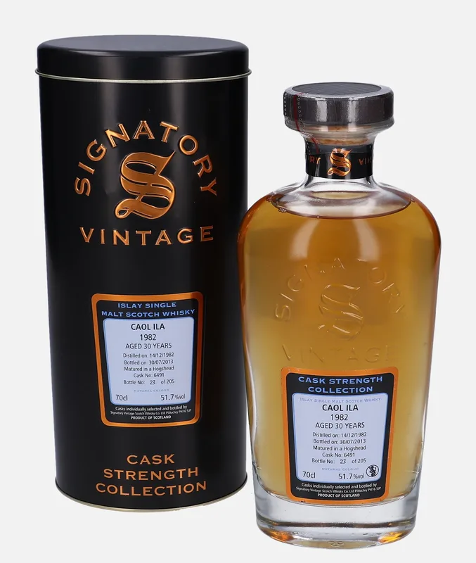 Caol Ila – 1982 30 Year Old Signatory Vintage Scotch Whisky Co. Cask Strength Collection