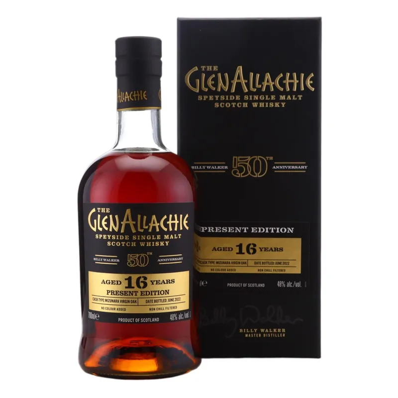 Glenallachie – Present Edition 16 Year Old - Billy Walker 50th Anniversary