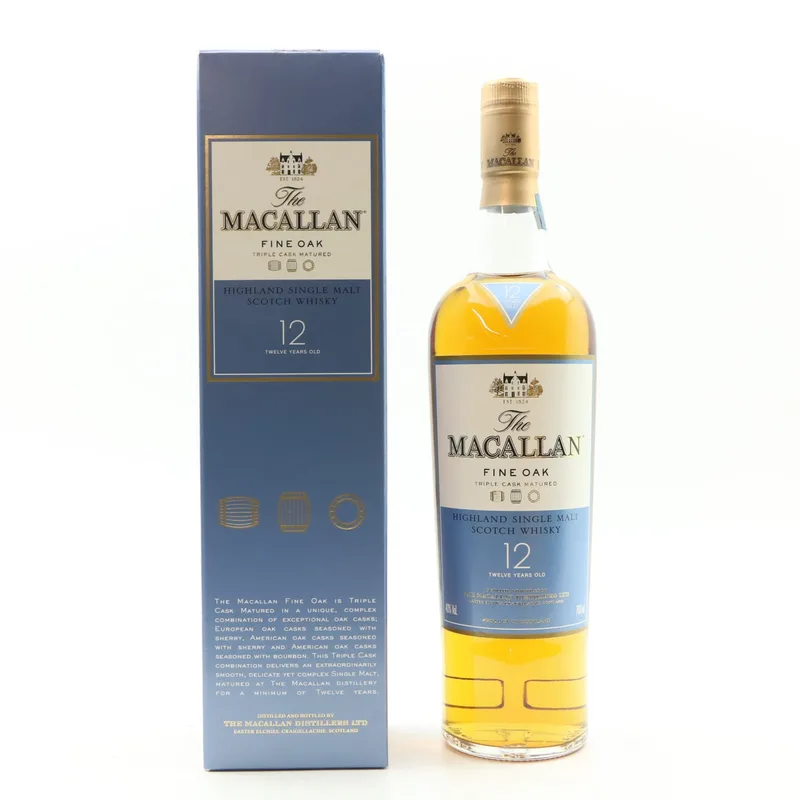 Macallan – 12 Year Old Fine Oak Triple Cask (70cl, 40%)