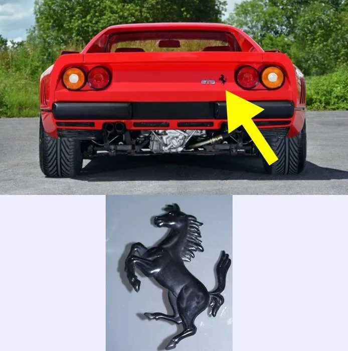 Ferrari 288 GTO Black Horse Emblem (New Old Stock) - Ferrari - Extremely Rare