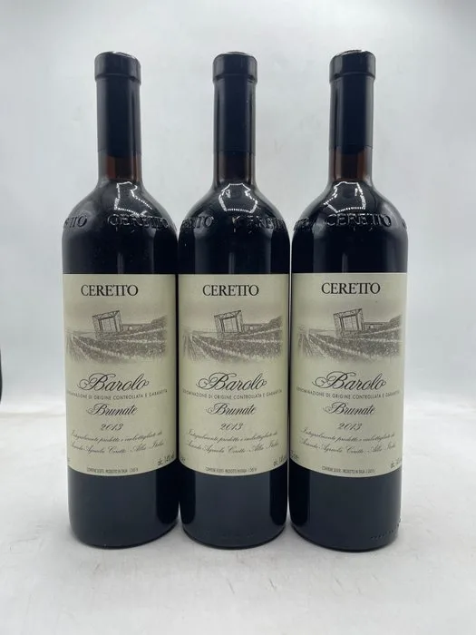 2013 Ceretto Barolo Brunate - Barolo DOCG - 3 Bottles (0.75L)