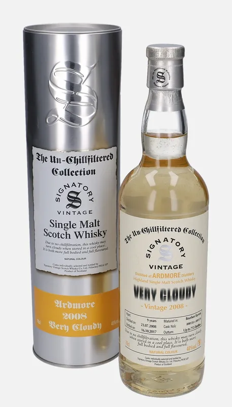 Ardmore – 2008 9 Year Old Signatory Vintage Scotch Whisky Co. The Un-Chillfiltered Collection
