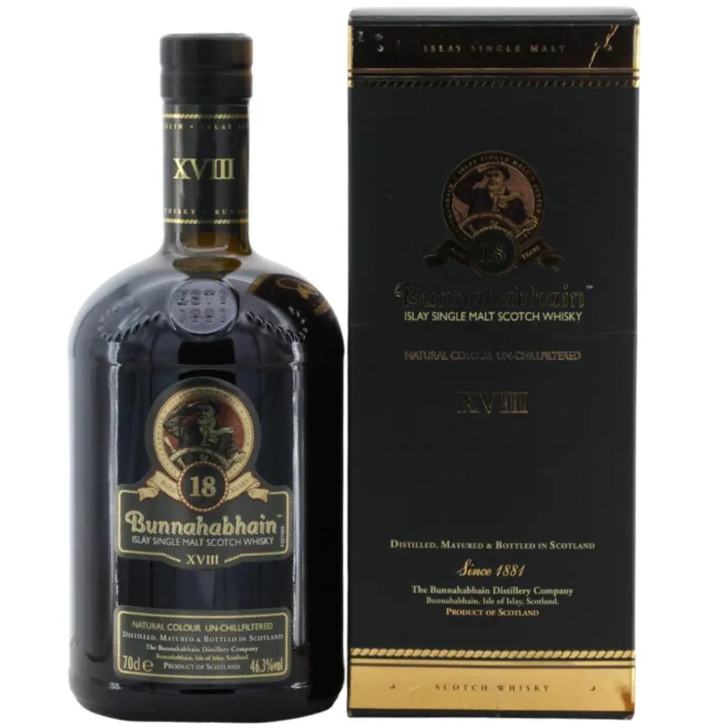 Bunnahabhain – 18 Year Old (Bottled 2012) (70cl, 46.3%)