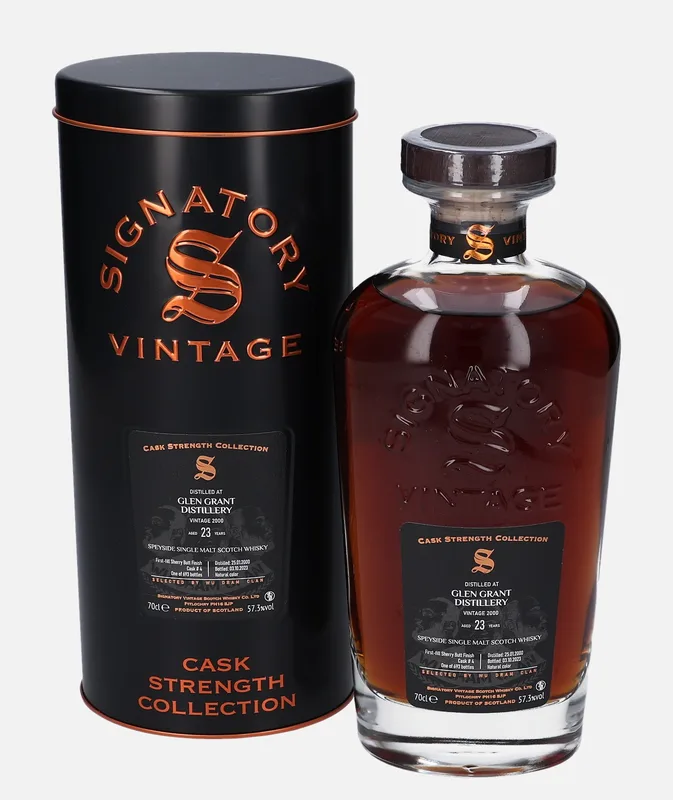 Glen Grant – 2000 23 Year Old Signatory Vintage Scotch Whisky Co. Cask Strength Collection