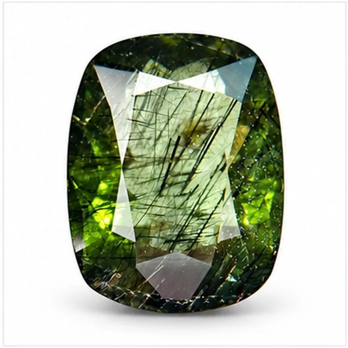 1 pcs Green Peridot - 8.96 ct - International Gemological Institute (IGI)
