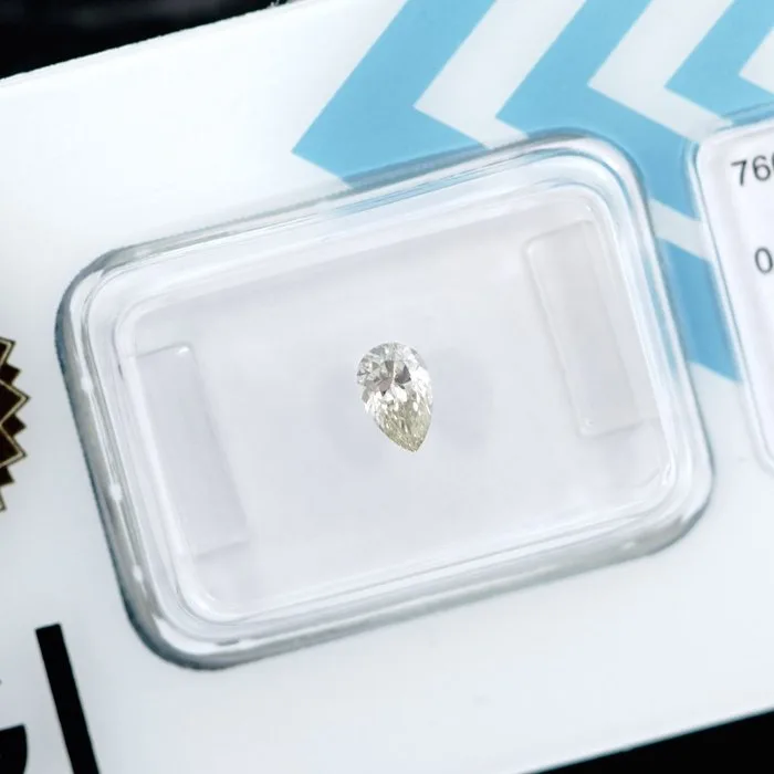 1 pcs Diamond (Natural) - 0.30 ct - Pear - I - VS2 - International Gemological Institute (IGI)