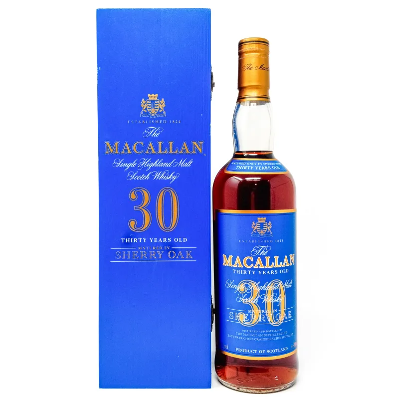 Macallan 30 Year Old Sherry Oak Blue Label (70cl, 43%)