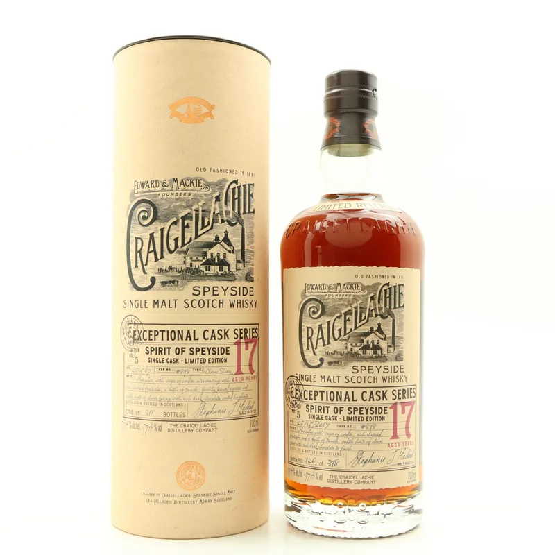 Craigellachie – 2007 17 Year Old Exceptional Cask #898 for Spirit Of Speyside
