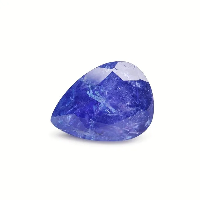 1 pcs Blue, Violet Tanzanite - 14.03 ct - Gemological Science International (GSI)