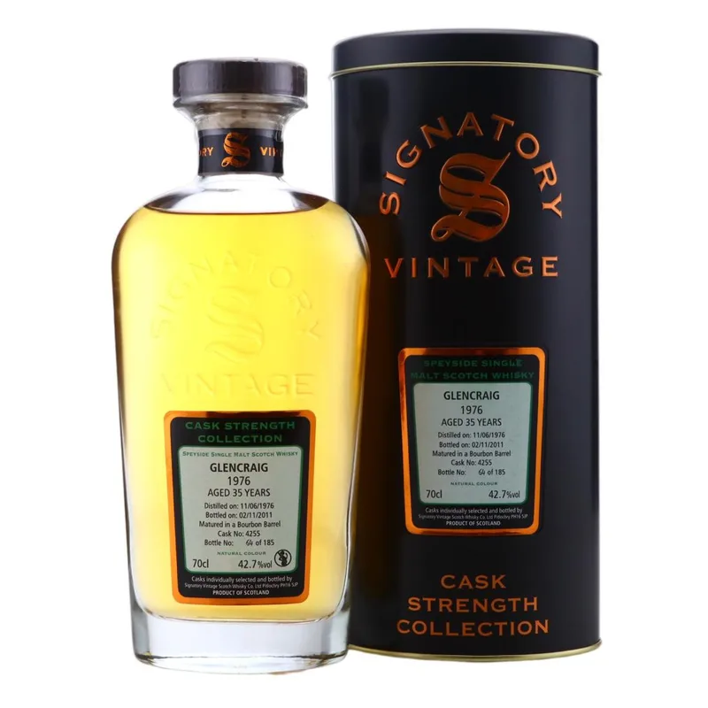 Glencraig 1976 Signatory Vintage 35 Year Old Cask Strength (70cl, 42.70%)