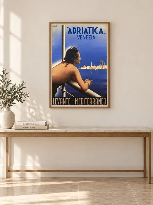 Filippo Romoli - Manifesto Adriatica Venezia – Levante Mediterraneo - 1970s