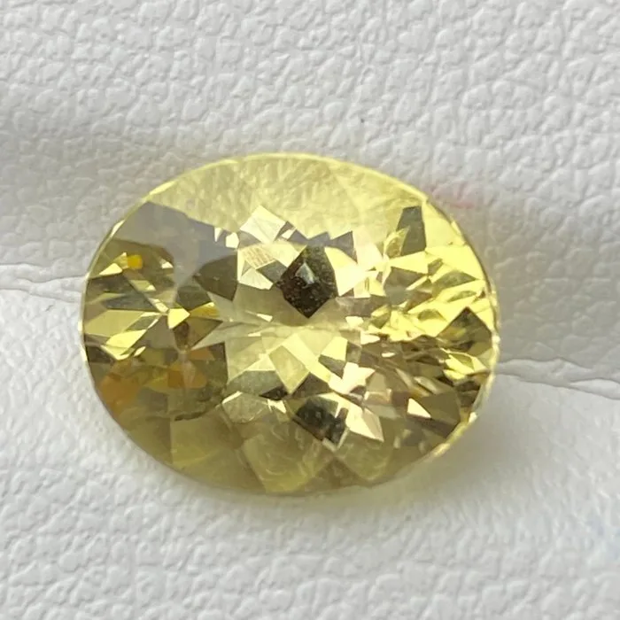 Yellow Beryl, Heliodor - 3.43 ct - International Colored Gemstone Association (ICA GemLab)