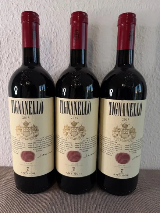 2015 Tignanello, Marchesi Antinori - Tuscany - 3 Bottles (0.75L)