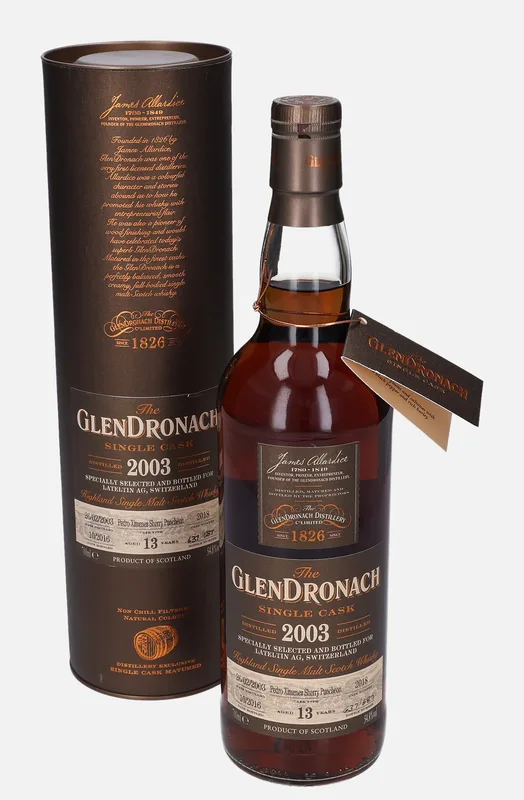 Glendronach – 2003 13 Year Old Single Cask (70cl, 54.8%)