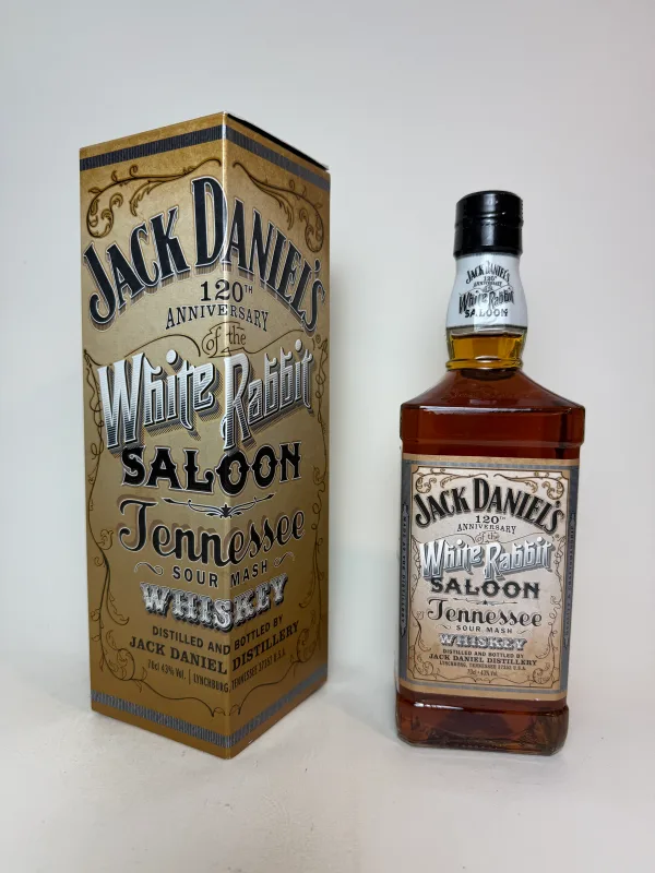 Jack Daniel's 120th Anniversary of the White Rabbit Saloon Tennessee Sour Mash Whiskey - Bottled 2012 (70cl, 43%)