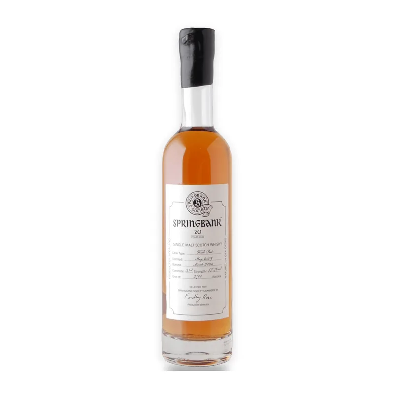 Springbank 2003 20 Year Old - Springbank Society 35cl