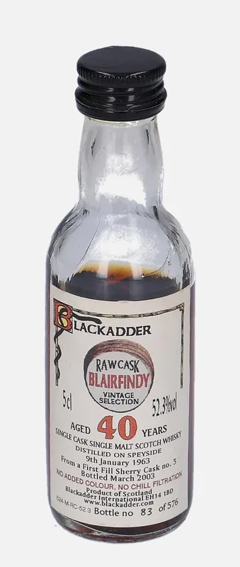 Blairfindy – 1963 40 Year Old Blackadder International