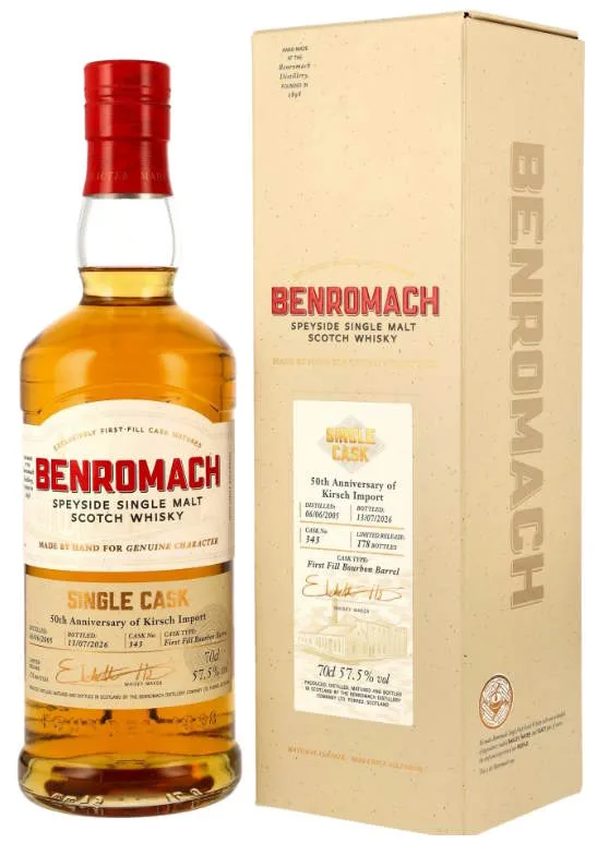 Benromach – 2005 21 Year Old First Fill Barrel Cask #343 (70cl, 57.5%)
